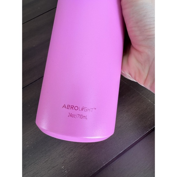 Stanley Target 24oz IceFlow Aerolight Water Bottle Flip Straw 2.0 Pink OpenBox - Picture 2 of 4